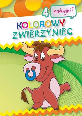 Okładka książki Kolorowy zwierzyniec 4