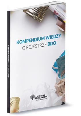 Opakowanie Kompendium wiedzy o rejestrze BDO