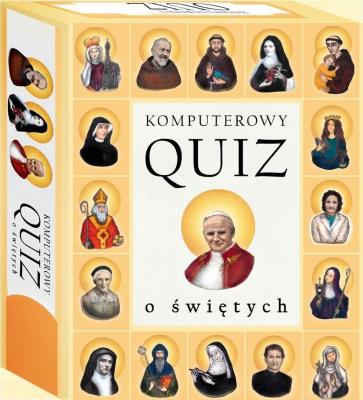 Komputerowy quiz o świętych cz.1. Autor: praca zborowa. SmakLiter.pl Okładka książki Komputerowy quiz o świętych cz.1