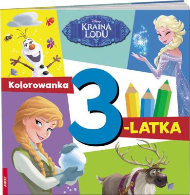 Okładka książki Kraina lodu Kolorowanka 3-latka/KMN9