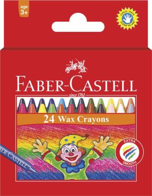 Opakowanie Kredki woskowe 24 kolory Faber-Castell