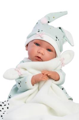 Opakowanie Lalka 74054 bobas Mimi płacząca biały kocyk 42cm