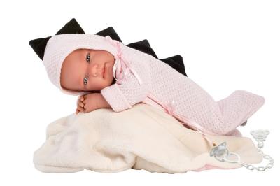 Opakowanie Lalka 84320 bobas Tina śpioszki smok 43cm