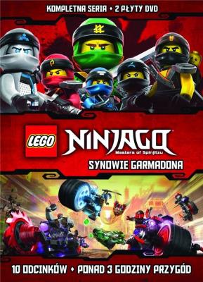 Okładka książki Lego Ninjago. Synowie Garmadona (2 DVD)