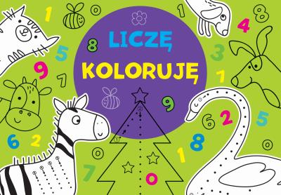 Okładka książki LICZĘ I KOLORUJĘ BLOK KREATYWNY