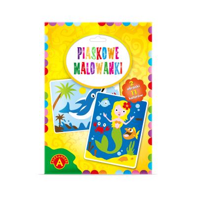 MALOWANKA PIASKOWA SYRENKA DELFIN 2092. Wydawca: ALEXANDER GRY. SmakLiter.pl Opakowanie MALOWANKA PIASKOWA SYRENKA DELFIN 2092