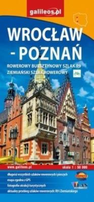 Okładka książki Mapa szkalów tur. - Wrocław-Poznań 1:50 000