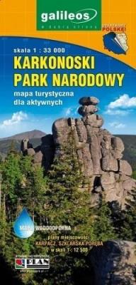 Okładka książki Mapa tur. dla aktywnych - Karkonoski PN 1:33 000