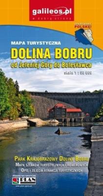 Okładka książki Mapa turystyczna - Dolina Bobru 1:50 000