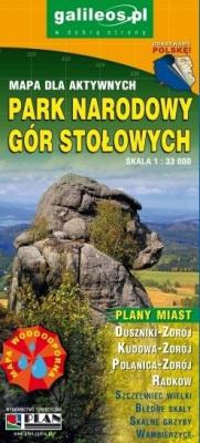 Okładka książki Mapa turystyczna - Park Nar. Gór Stołow. 1:33 000