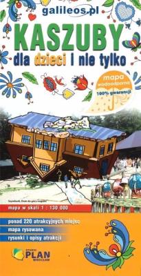 Okładka książki Mapa wodoodoprna - Kaszuby dla dzici i nie tylko