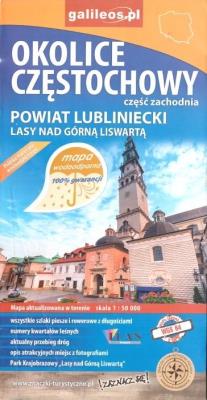Okładka książki Mapa wodoodporna - ok. Częstochowy cz.zachodnia