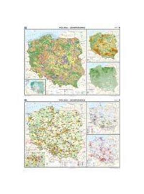 Opakowanie Mapa - Polska. Gospodarka - Przemysł i usługi NE