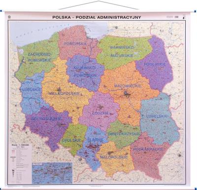 Opakowanie Mapa - Polska. Podział administracyjny 1:500 000