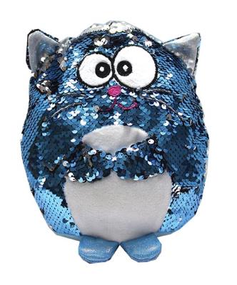 Opakowanie MASKOTKA CEKINOWA KOT 20CM STN 5379