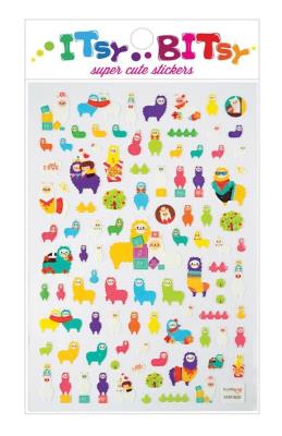 Opakowanie Mini naklejki Itsy bitsy Lamy