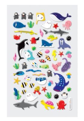 Opakowanie Mini naklejki Itsy bitsy Morskie zwierzęta