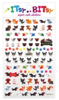 Opakowanie Mini naklejki Itsy bitsy Pieski