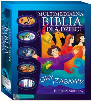 Okładka książki Multimedialna Biblia dla Dzieci. Historia Mojżesza
