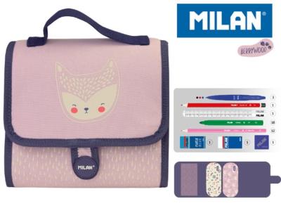Opakowanie Multipiórnik MILAN z 2 piórnikami BERRYWOOD róż