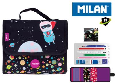 Opakowanie Multipiórnik MILAN z 2 piórnikami SUPER HEROES czerwony