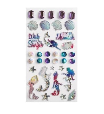 Opakowanie Naklejki muszle, syreny 35 szt.