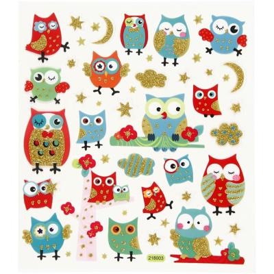 Opakowanie Naklejki Sówki
