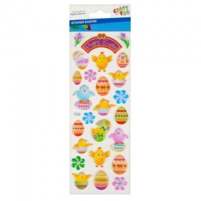 Opakowanie Naklejki wypukłe Wielkanocne