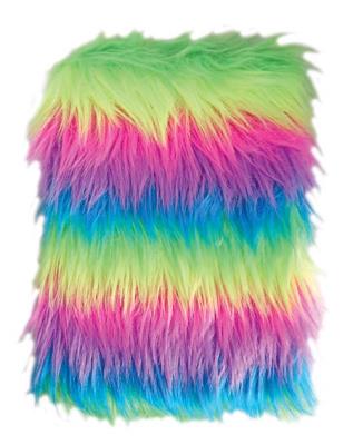 Opakowanie Notatnik A6 mały tęczowe futro STnux