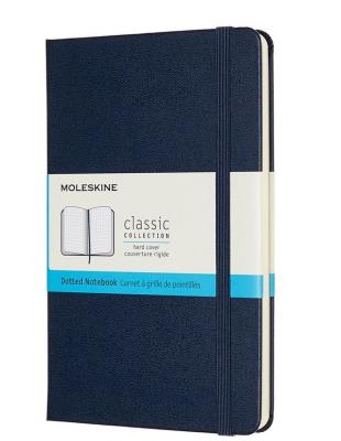 Opakowanie Notes Classic 11,5x18 tw. kropki sapphire blue