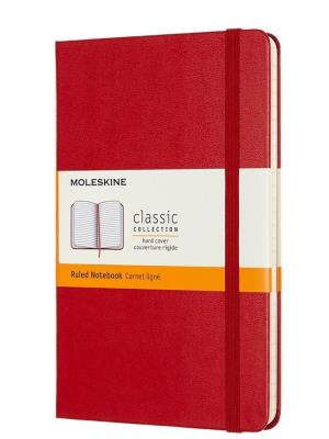 Opakowanie Notes Classic 11,5x18 tw. linie scarlet red