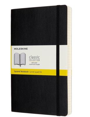 Opakowanie Notes Classic 13x21 kratka, czarny MOLESKINE