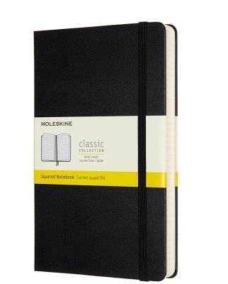 Opakowanie Notes Classic 13x21 tw. kratka czarny MOLESKINE