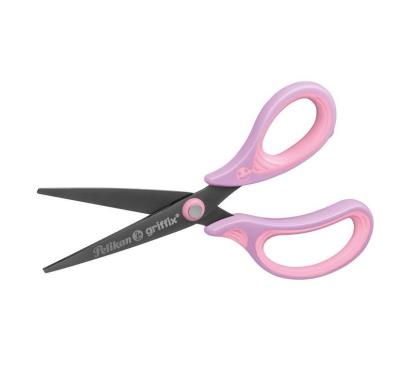 Nożyczki Griffix ergonomiczne szpiczaste /3/. Wydawca: Pelikan. SmakLiter.pl Opakowanie Nożyczki Griffix ergonomiczne szpiczaste /3/