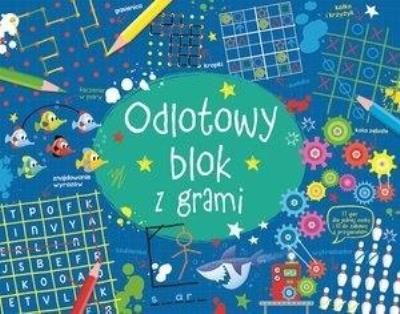 Odlotowy blok z grami. Autor: Simon Tudhope. SmakLiter.pl Okładka książki Odlotowy blok z grami