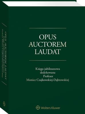 Opus auctorem laudat. Autor: pracazbiorowa. SmakLiter.pl Okładka książki Opus auctorem laudat
