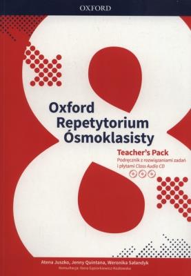 Oxford Repetytorium Ósmoklasisty TB. Autor: Juszko Atena, Quintana Jenny, Sałandyk Weronika. SmakLiter.pl Okładka książki Oxford Repetytorium Ósmoklasisty TB