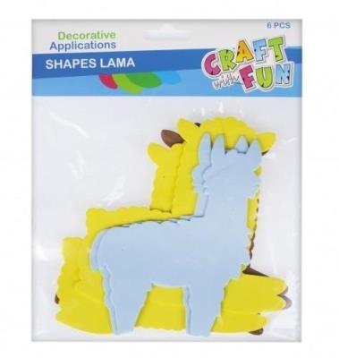 Opakowanie Ozdoba dekoracyjna piankowe lamy 6el