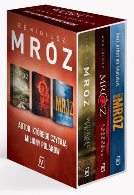 Pakiet: W cieniu prawa / Czarna Madonna / Świt, kt. Autor: Remigiusz Mróz. SmakLiter.pl Okładka książki Pakiet: W cieniu prawa / Czarna Madonna / Świt, kt