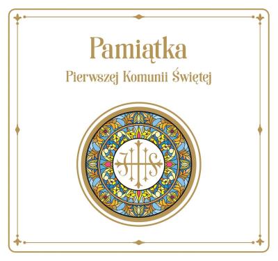 Okładka książki PAMIĄTKA PIERWSZEJ KOMUNII ŚWIĘTEJ