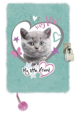 Opakowanie Pamiętnik z kłódką A5/96K My Little Friend Kot Min