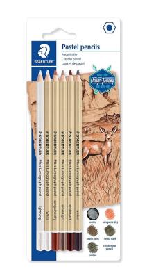 Opakowanie Pastele suche w ołówku Mars Lumograph 6 kolorów