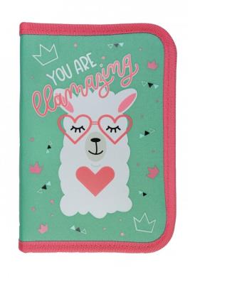 Opakowanie Piórnik dwuklapkowy bez wyposażenia Bambino - Lama