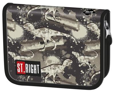 Opakowanie Piórnik dwuklapkowy bez wyposażenia Dinozaury