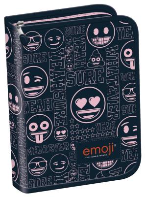 Opakowanie Piórnik dwuklapkowy bez wyposażenia Emoji Pink