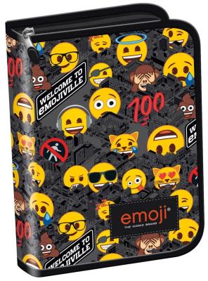 Opakowanie Piórnik dwuklapkowy bez wyposażenia Emoji YellowII