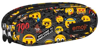 Opakowanie Piórnik saszetka dwukomorowa Emoji Yellow II