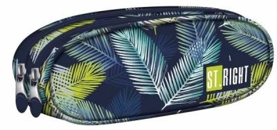 Opakowanie Piórnik saszetka dwukomorowa Tropikalne Liście