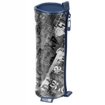 Opakowanie Piórnik tuba granatowo-szary