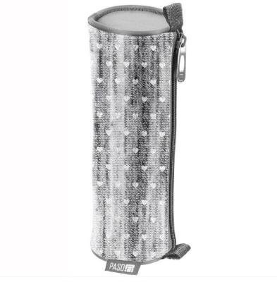 Opakowanie Piórnik tuba Serca szary